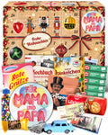 Für Mama und Papa - Ostalgie Adventskalender 2026 – 24 Erinnerungen & Kultprodukte mit Marken wie Viba, Halloren, Zetti, Komet & Pfeffi
