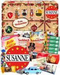 Susanne - Ostalgie Adventskalender 2026 – 24 Erinnerungen & Kultprodukte mit Marken wie Viba, Halloren, Zetti, Komet & Pfeffi