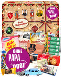 Ohne Papa ist alles doof - Ostalgie Adventskalender 2026 – 24 Erinnerungen & Kultprodukte mit Marken wie Viba, Halloren, Zetti, Komet & Pfeffi