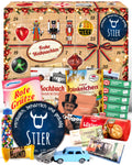 Sternzeichen Stier - Ostalgie Adventskalender 2026 – 24 Erinnerungen & Kultprodukte mit Marken wie Viba, Halloren, Zetti, Komet & Pfeffi