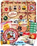 Weihnachtsmann - Ostalgie Adventskalender 2026 – 24 Erinnerungen & Kultprodukte mit Marken wie Viba, Halloren, Zetti, Komet & Pfeffi
