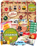Tennis Megende - Ostalgie Adventskalender 2026 – 24 Erinnerungen & Kultprodukte mit Marken wie Viba, Halloren, Zetti, Komet & Pfeffi