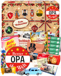 Bester Opa - Ostalgie Adventskalender 2026 – 24 Erinnerungen & Kultprodukte mit Marken wie Viba, Halloren, Zetti, Komet & Pfeffi