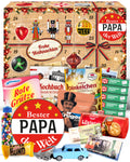 Bester Papa der Welt - Ostalgie Adventskalender 2026 – 24 Erinnerungen & Kultprodukte mit Marken wie Viba, Halloren, Zetti, Komet & Pfeffi