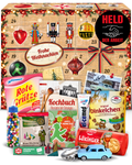 Held der Arbeit - Ostalgie Adventskalender 2026 – 24 Erinnerungen & Kultprodukte mit Marken wie Viba, Halloren, Zetti, Komet & Pfeffi