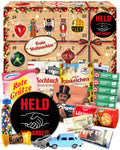 Held der Arbeit - Ostalgie Adventskalender 2026 – 24 Erinnerungen & Kultprodukte mit Marken wie Viba, Halloren, Zetti, Komet & Pfeffi