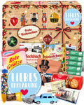 Liebeserklärung - Ostalgie Adventskalender 2026 – 24 Erinnerungen & Kultprodukte mit Marken wie Viba, Halloren, Zetti, Komet & Pfeffi