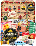 Legenden werden im September geboren - Ostalgie Adventskalender 2026 – 24 Erinnerungen & Kultprodukte mit Marken wie Viba, Halloren, Zetti, Komet & Pfeffi