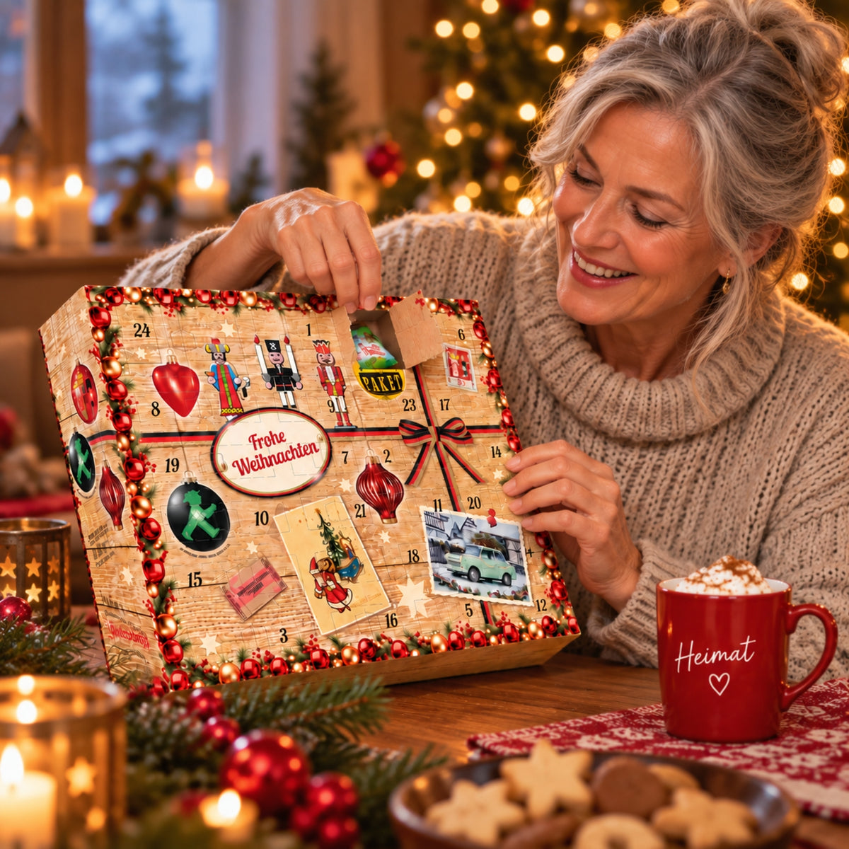 Du bist was Besonderes - Ostalgie Adventskalender 2026 – 24 Erinnerungen & Kultprodukte mit Marken wie Viba, Halloren, Zetti, Komet & Pfeffi