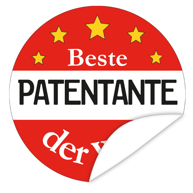 Aufkleber-Beste-Patentante