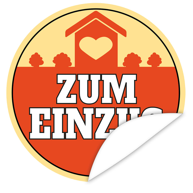 Aufkleber-Zum-Einzug