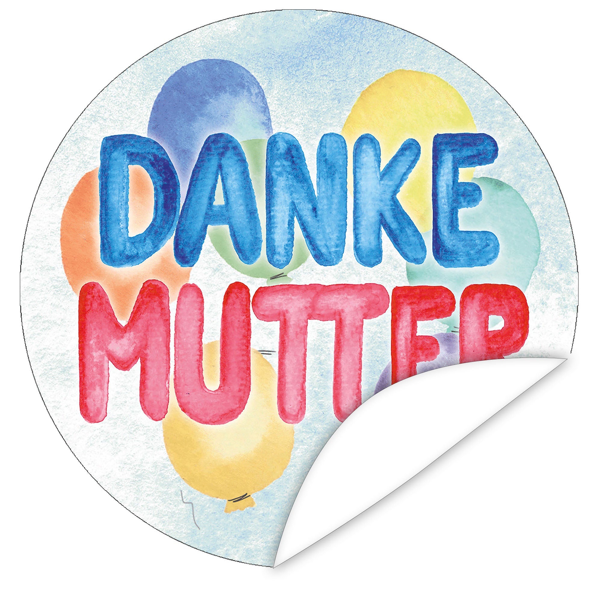 Aufkleber-Danke-Mutter-aquarell