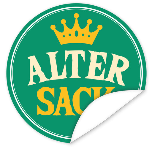 Aufkleber-Alter-Sack