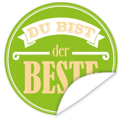 Aufkleber-Du-bist-der-Beste