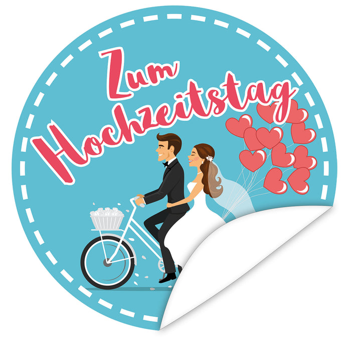 Aufkleber-Zum-Hochzeitstag