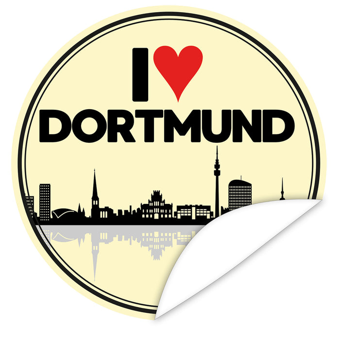 Aufkleber-I-love-Dortmund