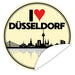 Aufkleber-I-love-Duesseldorf