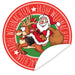Aufkleber-Frohe-Weihnachten-Santa