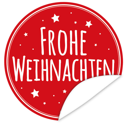 Aufkleber-Frohe-Weihnachten-rot