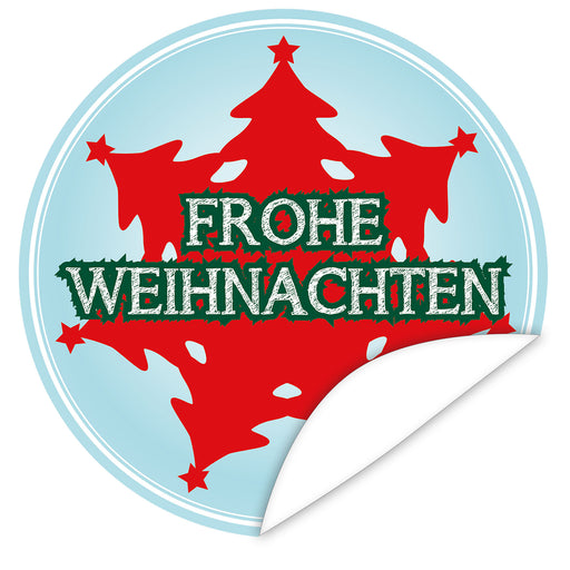 Aufkleber-Frohe-Weihnachten-Baum