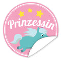 Aufkleber-Prinzessin