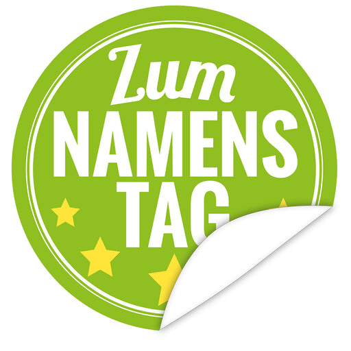 Aufkleber-Zum-Namenstag