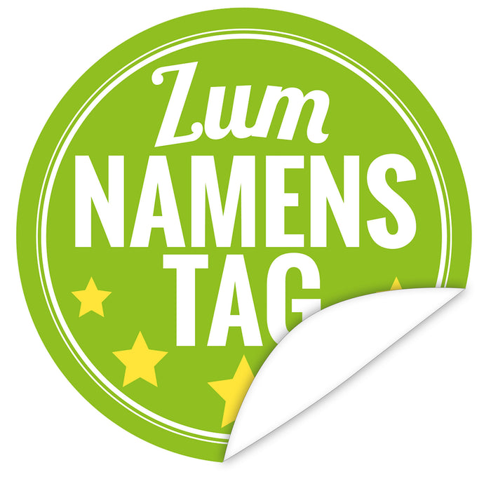 Aufkleber-Zum-Namenstag