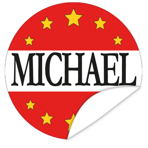 Aufkleber-Name-Michael