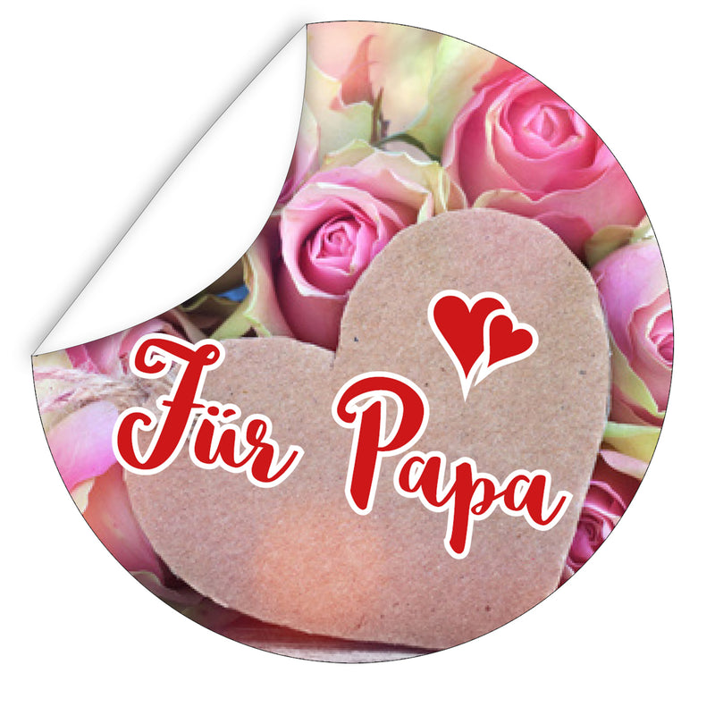 Aufkleber-Fuer-Papa-Rosen-Bild