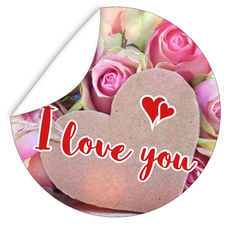 Aufkleber-I-love-you-Rosen-Bild