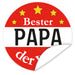Aufkleber-Papa-Schild