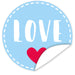 Aufkleber-Love-Liebe