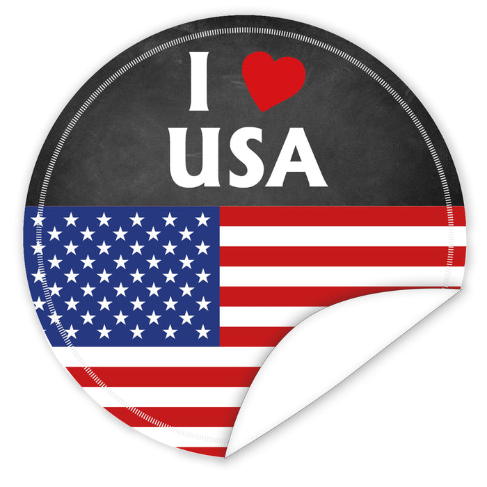 Aufkleber-I-love-USA