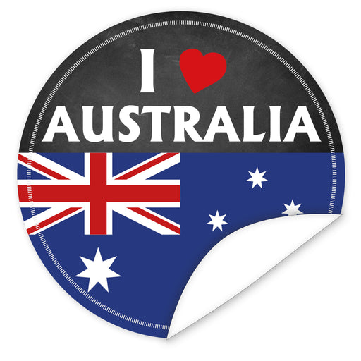 Aufkleber-I-love-Australia