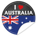 Aufkleber-I-love-Australia
