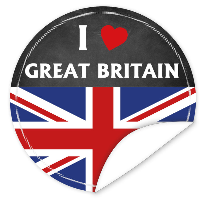 Aufkleber-I-love-Great-Britain