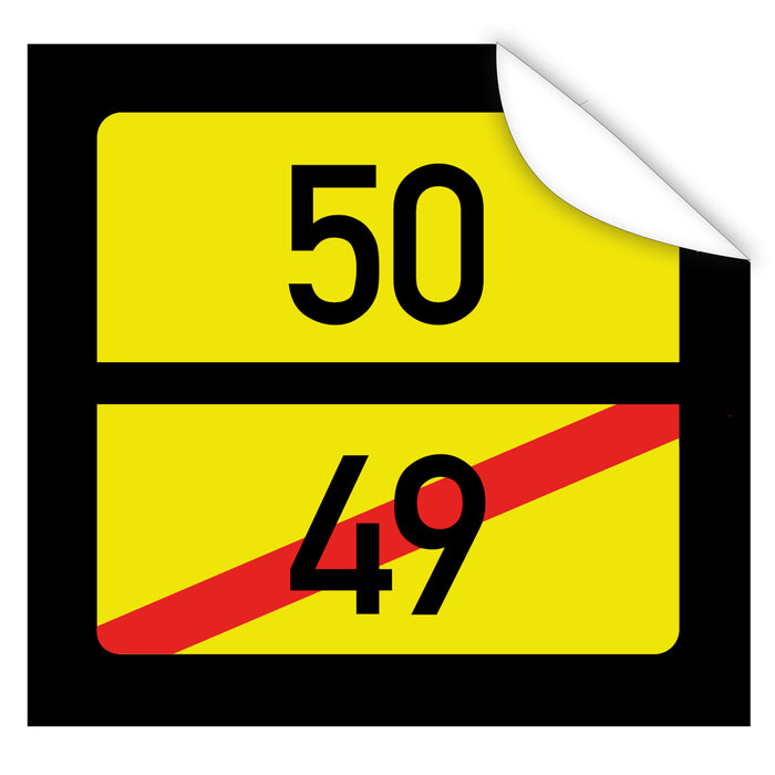 Aufkleber-Ortsschild-eckig-50-Schwarz-gelb-Ortsschildoptik