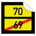 Aufkleber-Ortsschild-eckig-70-Schwarz-gelb-Ortsschildoptik