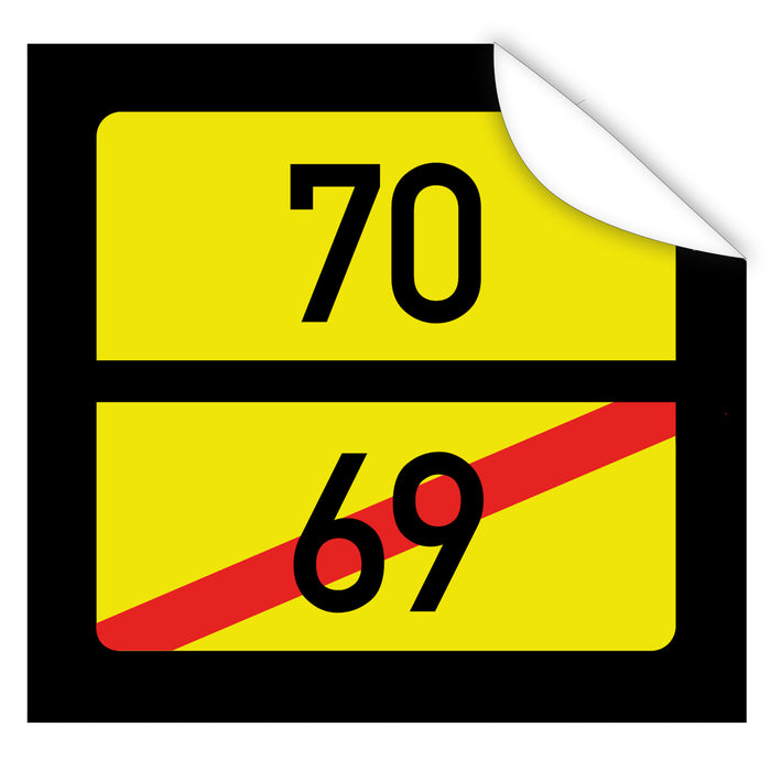 Aufkleber-Ortsschild-eckig-70-Schwarz-gelb-Ortsschildoptik