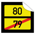 Aufkleber-Ortsschild-eckig-80-Schwarz-gelb-Ortsschildoptik