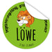 Aufkleber-Sternzeichen-Comic-Loewe-Comic-Sternzeichenfigur