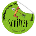 Aufkleber-Sternzeichen-Comic-Schuetze-Comic-Sternzeichenfigur
