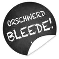Aufkleber-Orschwerd-bleede-Design-Tafel-mit-Kreideschrift