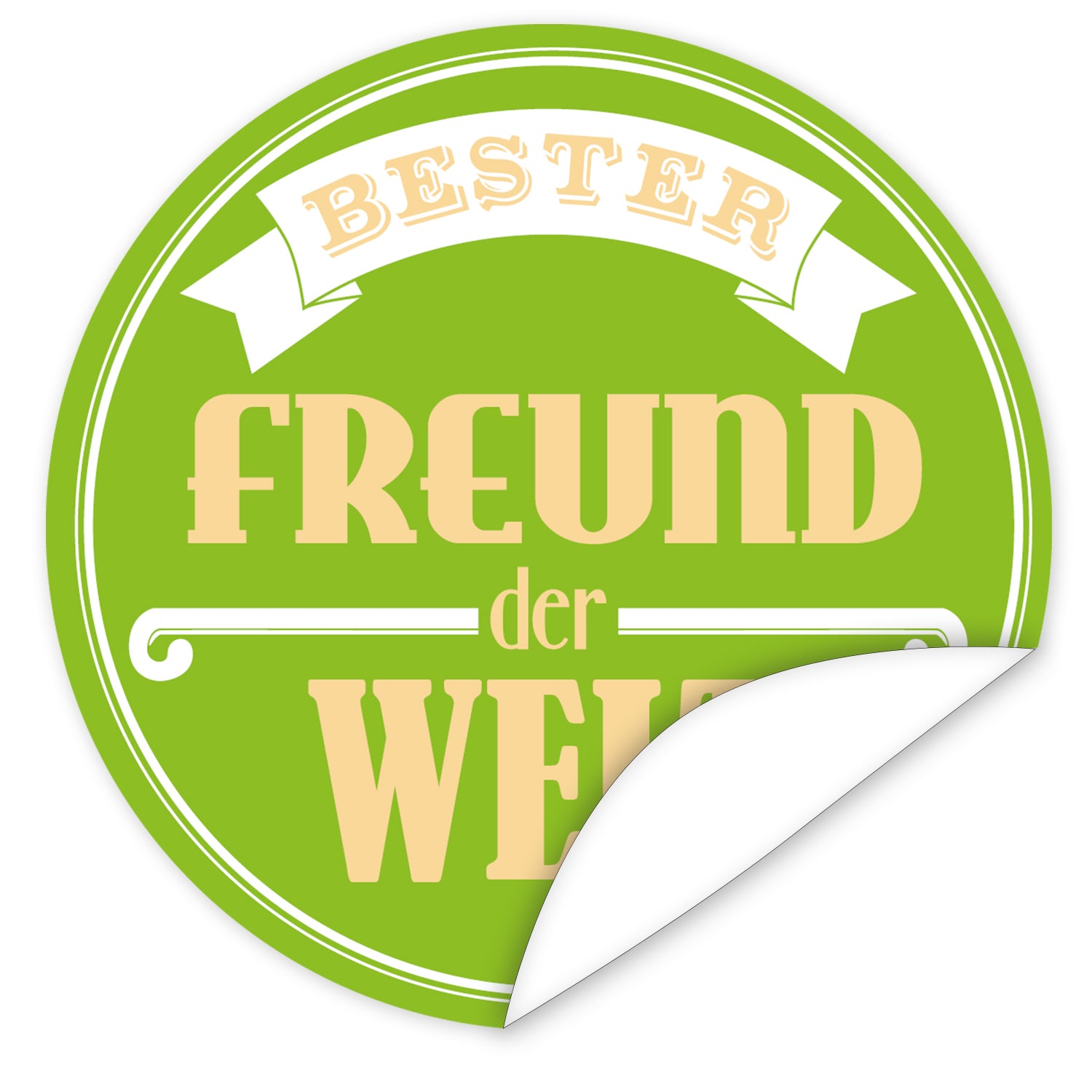 Aufkleber-Bester-Freund