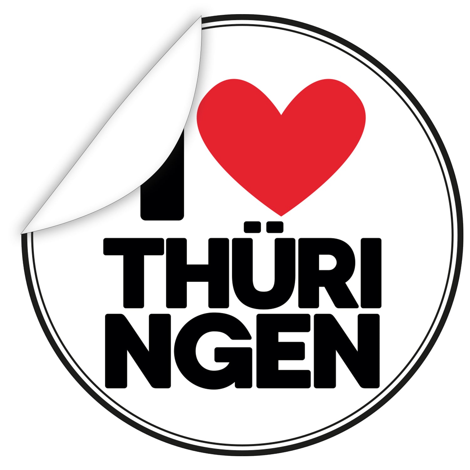 Aufkleber-I-Love-Thueringen