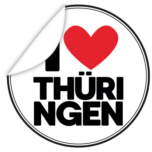 Aufkleber-I-Love-Thueringen