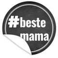 Aufkleber-BesteMama-weisse-Schrift-auf-schwarzem-Tafelboard