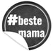 Aufkleber-BesteMama-weisse-Schrift-auf-schwarzem-Tafelboard