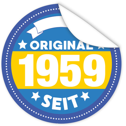 Original-seit-1959-blauer-Aufkleber