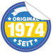 Original-seit-1974-blauer-Aufkleber